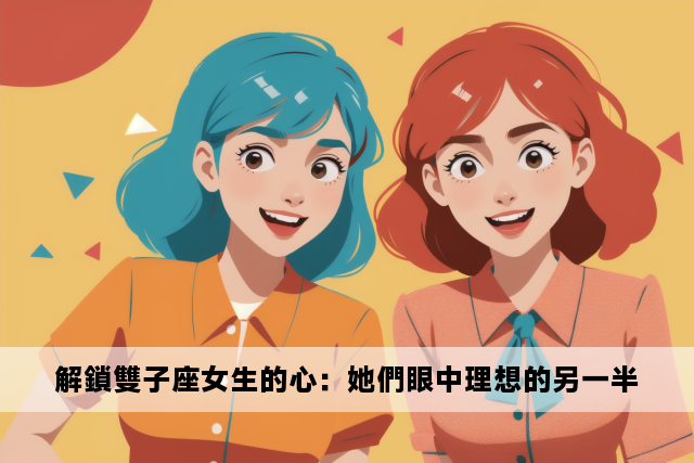 解鎖雙子座女生的心：她們眼中理想的另一半