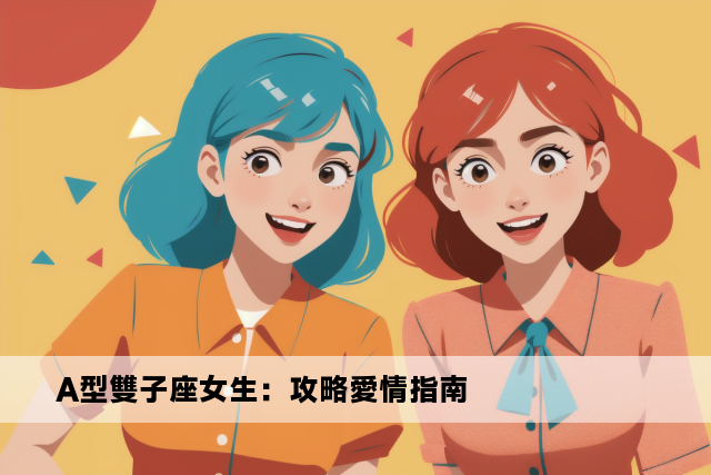 A型雙子座女生：攻略愛情指南